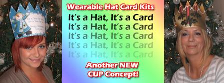 Hat Card Kit - Christmas Candle Crown by Dawn Hill