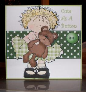 Cute as a Button by Dawn Hill
