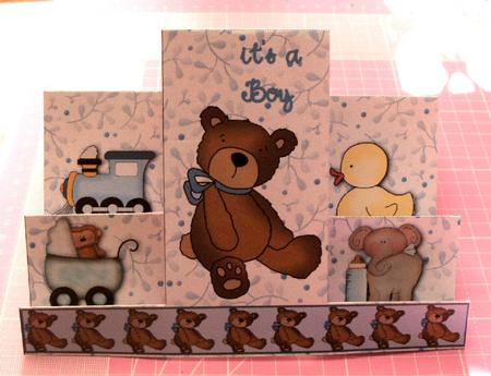 Its a Boy - Nursery - Stair Stepper by Dawn Hill