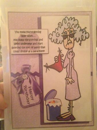 Stella Dumps Her g-strings Quick Card by Bowden Deanne