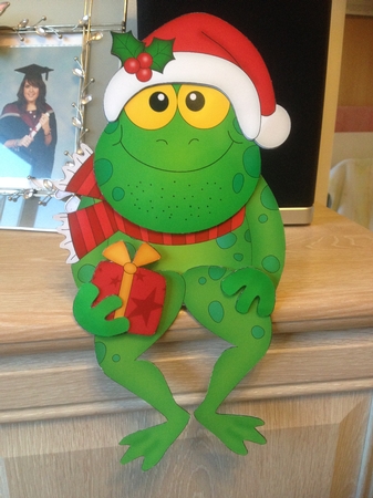 3D on the Shelf Card Kit - Little Christmas Freddy Frog Featured Gallery Photo