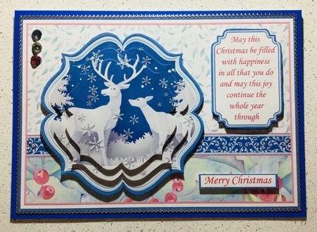 A5 CHRISTMAS CARDS & VERSES Mixed Decoupage & Pyramage Kit by Debbie Knechtel