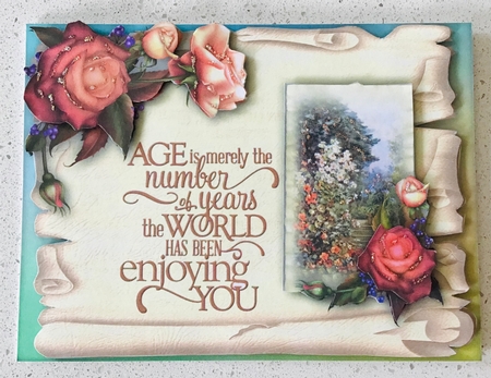 Perfect Parchments - Russet Roses by Debbie Knechtel