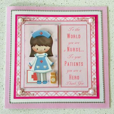 Thank You Nurse Decoupage Topper 1 by Debbie Knechtel