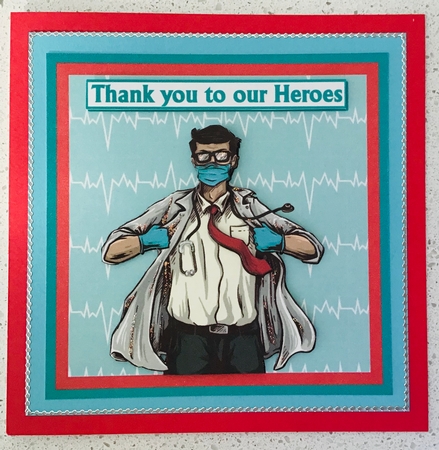 Thank you to our Heroes - Mini Kit & Decoupage (Doctor) by Debbie Knechtel