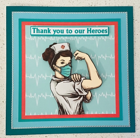 Thank you to our Heroes - Mini Kit & Decoupage (Nurse) by Debbie Knechtel