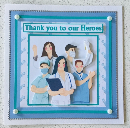 Thank you to our Heroes - Mini Kit & Decoupage by Debbie Knechtel