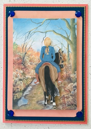 Country Horse Ride by Debbie Knechtel