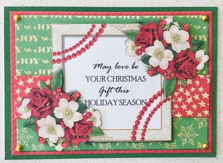 Christmas Flowers Mini Kit by Debbie Knechtel