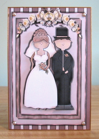 Wedded Bliss Couple by Debbie Knechtel