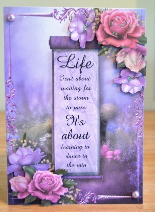 Beautiful Belle Roses - Life Isn't About -  by Debbie Knechtel