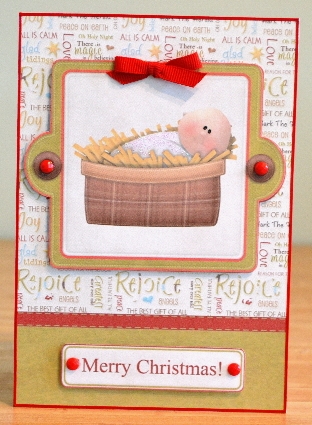 Baby Jesus Christmas Topper & Decoupage by Debbie Knechtel