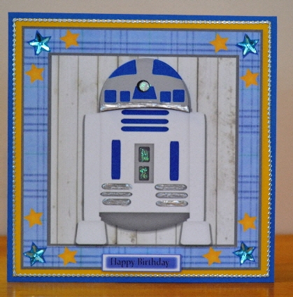 R2d2 8x8 by Debbie Knechtel