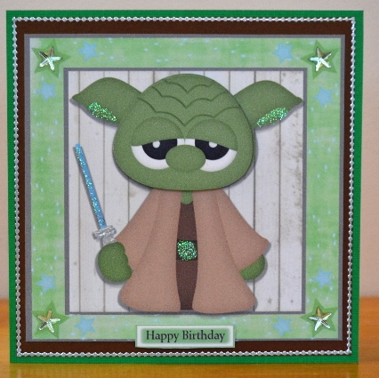 Yoda 8x8 by Debbie Knechtel