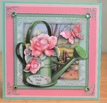 The Green Watering Can by Debbie Knechtel