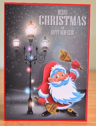Dashing Through the Snow Card Front 5 by Debbie Knechtel