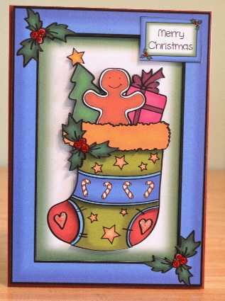 Colourful Christmas - Gingerbread Man by Debbie Knechtel
