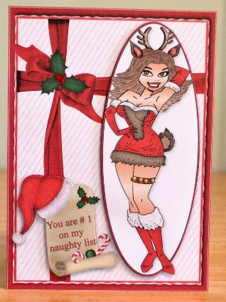 Miss Vixen has you on her list quick card by Debbie Knechtel