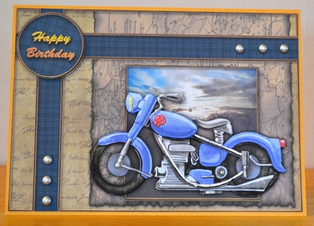 A5 Biker 3 Page Mini Kit by Debbie Knechtel