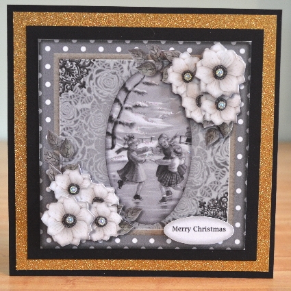 Beautiful Vintage Winter Flowers by Debbie Knechtel