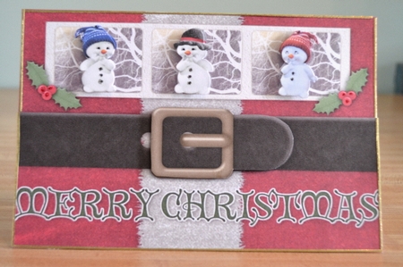 Merry Christmas Card 1 by Debbie Knechtel