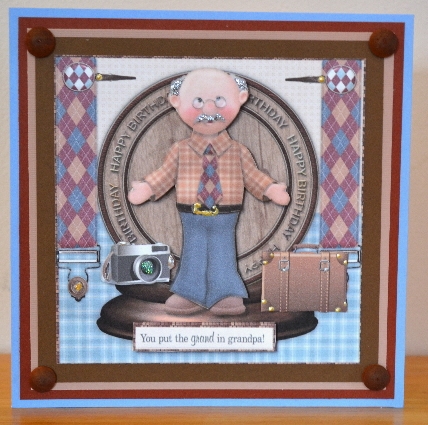 Male card Birthday Grandpa by Debbie Knechtel
