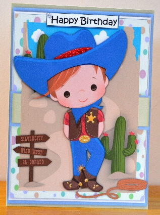 Little Sheriff Birthday Boy  by Debbie Knechtel