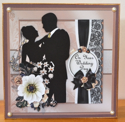 Wedding Day Silhouette Mini Kit by Debbie Knechtel