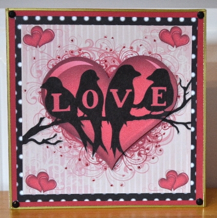 Valentine Love Birds by Debbie Knechtel