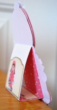 3D On the Shelf Card Kit - Winter Sports Branda goes Curling by Debbie Knechtel