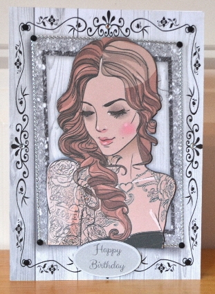 Beautiful Tattoo Lady by Debbie Knechtel