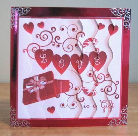 Love is a Gift - Wavy Stacker by Debbie Knechtel