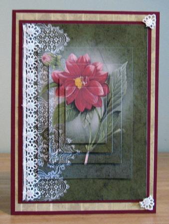 Vintage Floral 66.1 by Debbie Knechtel