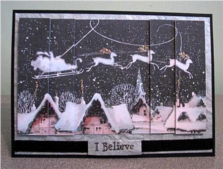Christmas Night Side Stacker by Debbie Knechtel