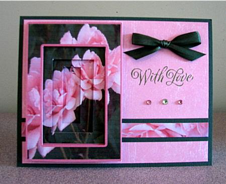 Stunning Rose Tunnell Card by Debbie Knechtel