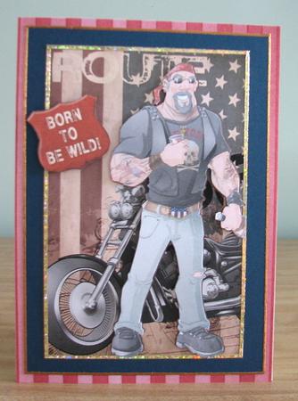 Angel of Hell Dude Quick Card. by Debbie Knechtel