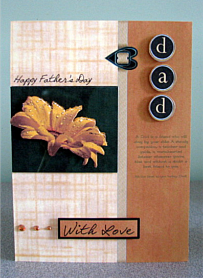 Traditional Father's Day Card by Debbie Knechtel