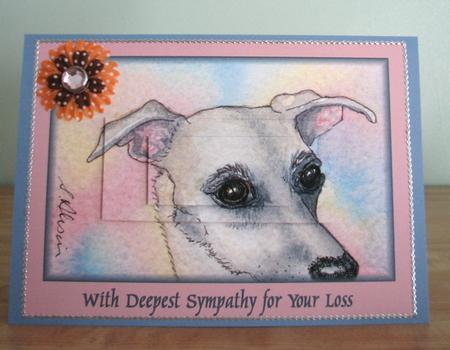 With Deepest Sympathy for Your Loss Pyramid Quick Card by Debbie Knechtel