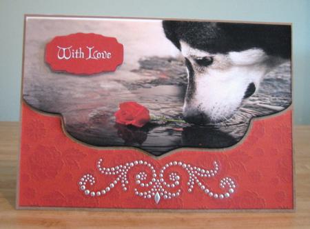 Curiosity Fancy Edge Envelope Card by Debbie Knechtel