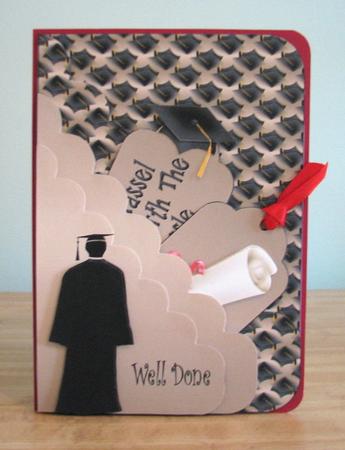 Graduation Scalloped Pocket and Tag Kit by Debbie Knechtel