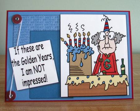 Gus in His Golden Years Quick Card by Debbie Knechtel