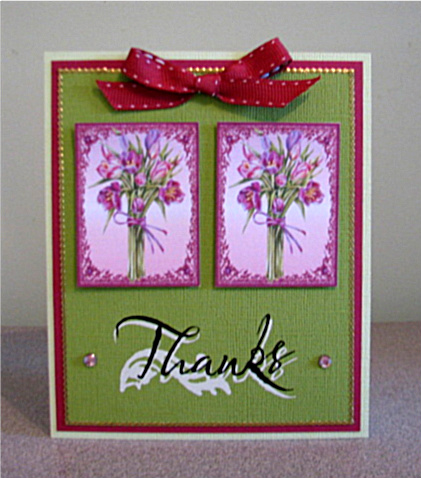 Lilac Flower Toppers by Debbie Knechtel