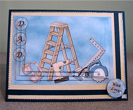 Dad the Builder Pyramid Sheet by Debbie Knechtel