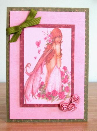 Pink Birthday Fairy by Debbie Knechtel