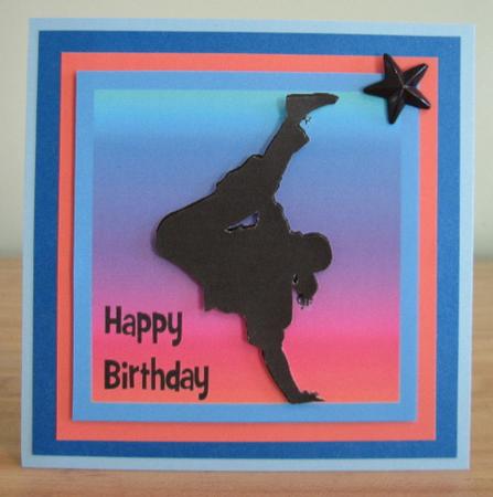 Break Dancing Female 2 by Debbie Knechtel