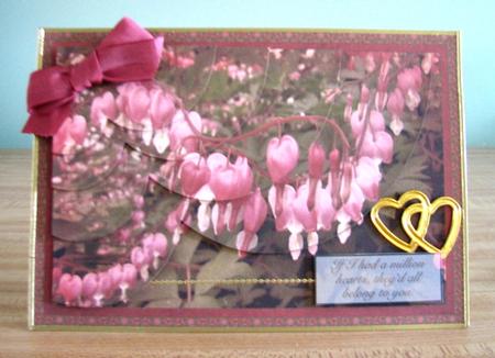 My Heart Bleeds Shaped Pyramid Card Kit by Debbie Knechtel