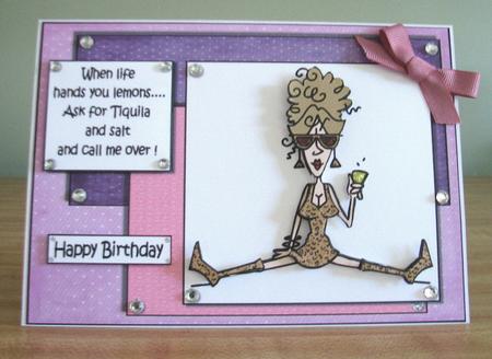 Rita Wants You to Call Her Over Decoupage by Debbie Knechtel