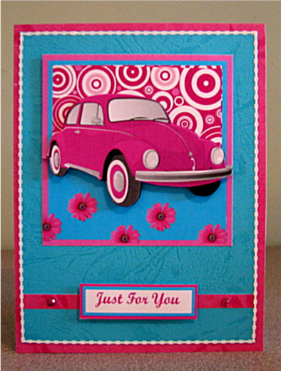 Trendy Pink Beetle Step by Step by Debbie Knechtel