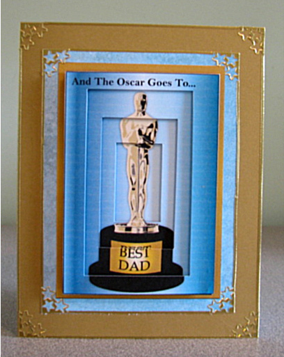 And the Oscar Goes To -  Best Dad (inverted Pyramid) by Debbie Knechtel