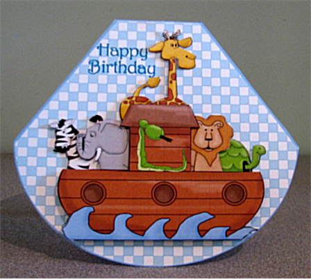 Ark Step by Step Decoupage for Boy's Birthday or New Baby by Debbie Knechtel